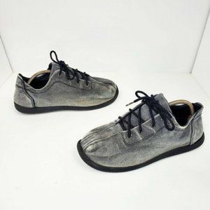 Mens Gray Running Shoes Lace Up Size 10